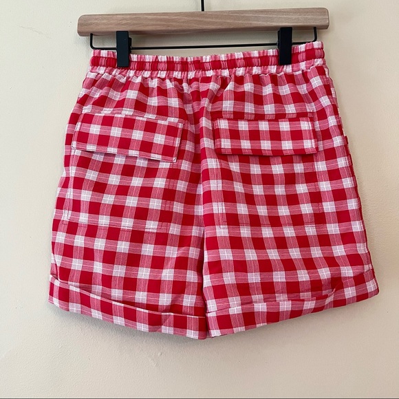 NWT Anthropologie Gingham Picnic Shorts - Picture 4 of 9